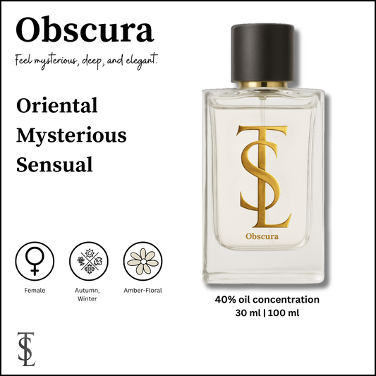 Obscura | Inspired by Versace Crystal Noir | Variants Available: 100 ml Spray / 30 ml Spray / 3 ml Spray
